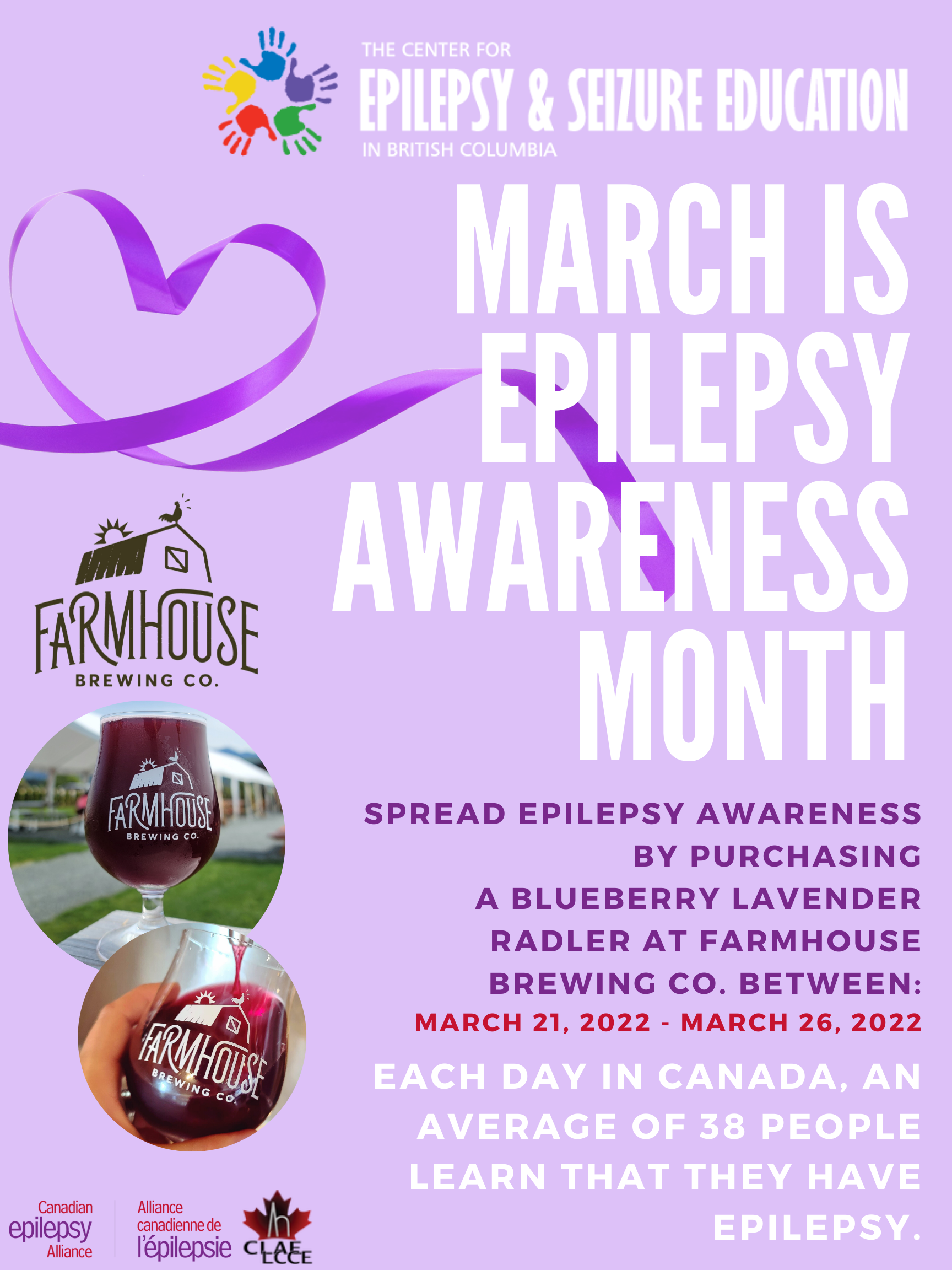 Epilepsy Awareness Month Farmhouse graphic