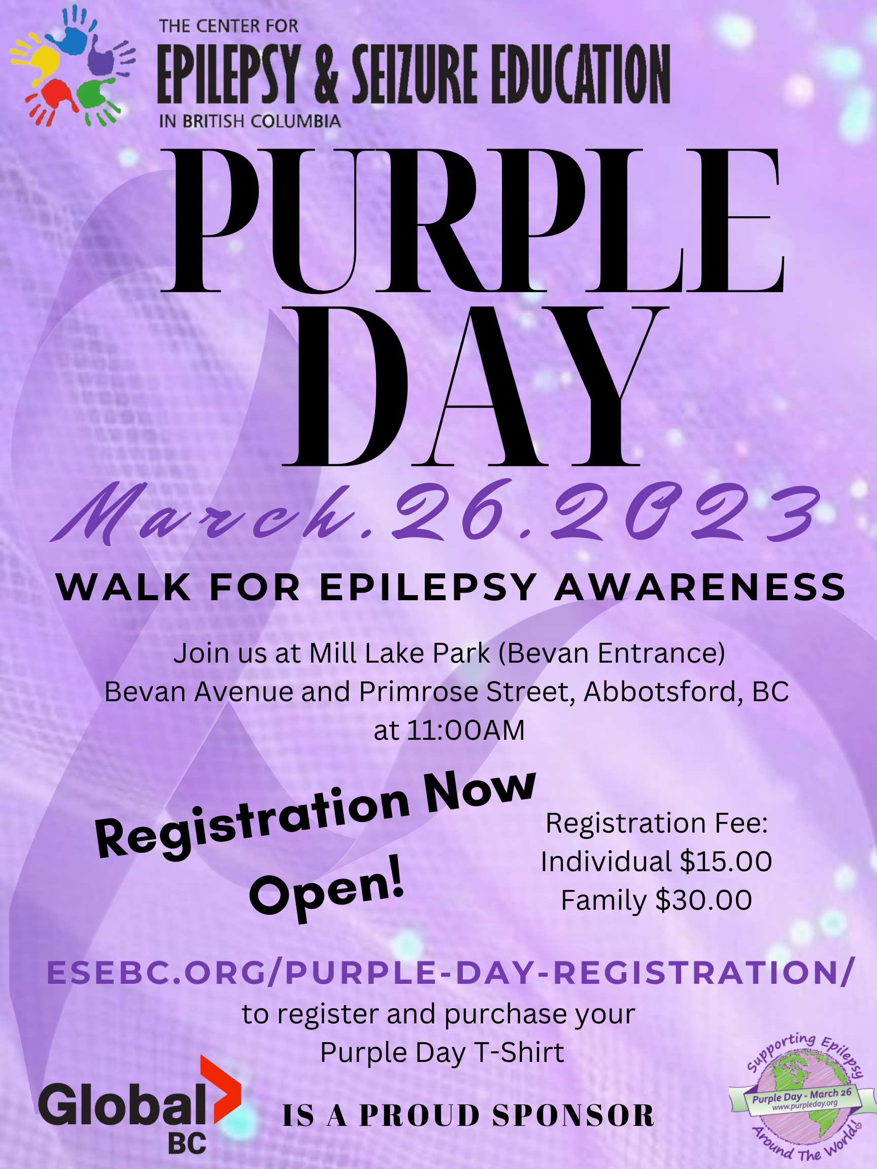 Purple Day 2023 poster