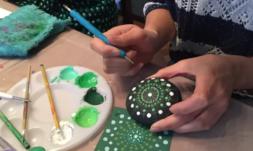 Mandala artwork - Saini family